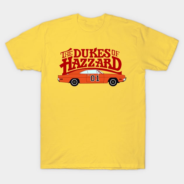 The Dukes Of Hazard T-Shirt by mighty corps studio